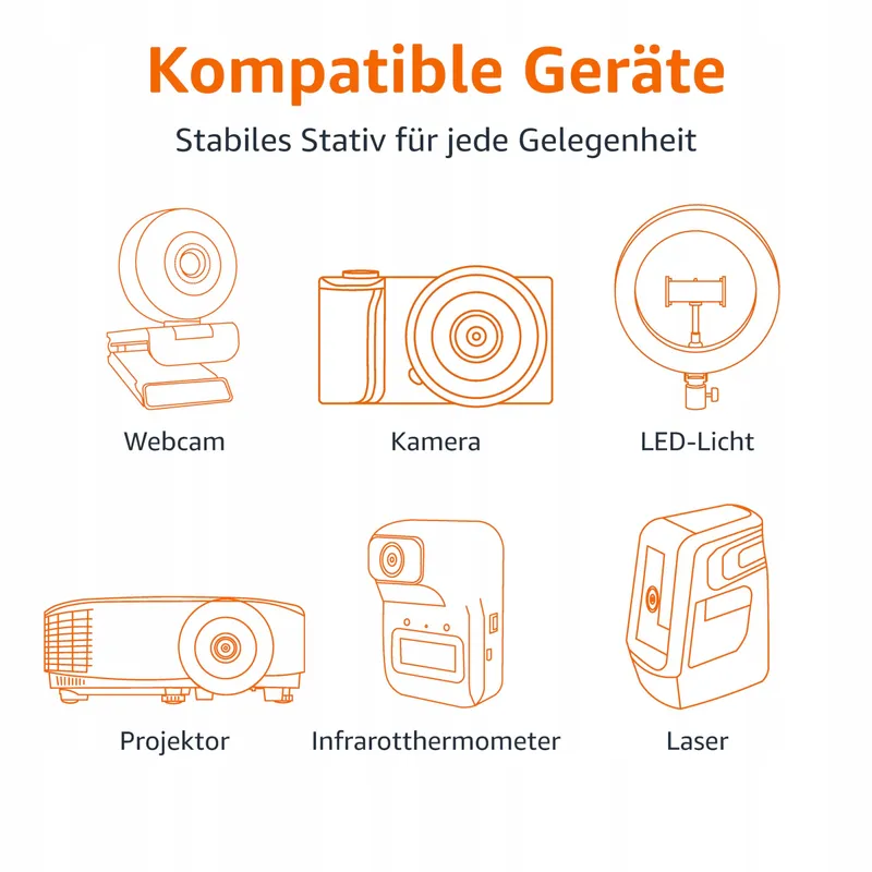 BASICS Licht Statief met Tas 127cm Champagne — foto 5