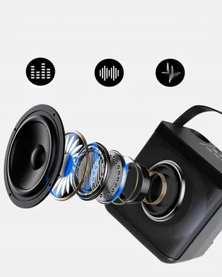 Karaoke Machine Met 2 Microfoons Bluetooth LED Voor Kinderen En Volwassenen — miniatuur 10