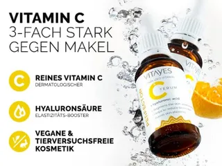 VITAYES Vitamine C Serum Hyaluronzuur 30ml Veganistisch — miniatuur 7