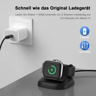 LVFAN Magnetisch Laadstation Apple Watch USB-C — miniatuur 5