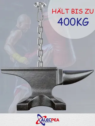 ALECPEA Plafondhaken Roestvrij Staal Bokszakken 400kg — miniatuur 2