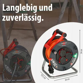 BRENNENSTUHL Garant V2 Kabelhaspel 25m IP44 3 Stopcontacten — miniatuur 7
