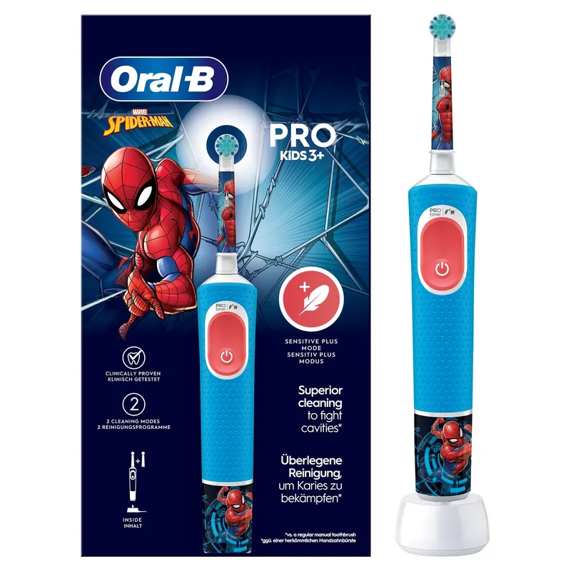ORAL-B Pro Kids Spiderman Elektrische Tandenborstel Zacht — foto 10