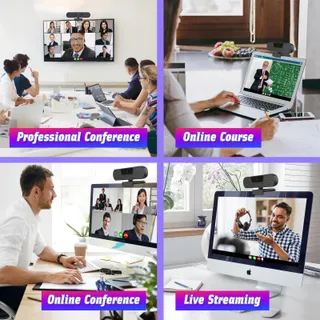 VIZOLINK W8GS 4K Webcam UHD Microfoon Autofocus Laptop Mac — miniatuur 8