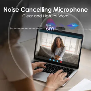 VIZOLINK W8GS 4K Webcam UHD Microfoon Autofocus Laptop Mac — miniatuur 3
