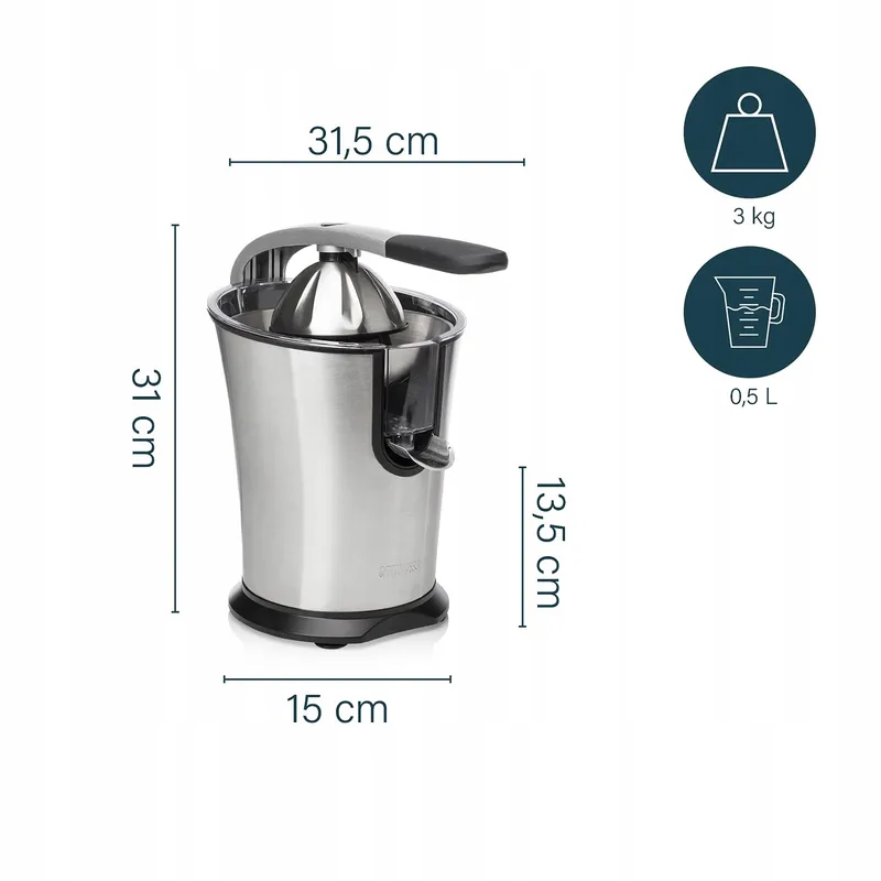 PRINCESS Master Juicer Pro 201860 RVS Perskegel Zilver — foto 7