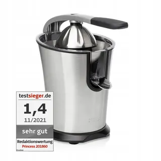 PRINCESS Master Juicer Pro 201860 RVS Perskegel Zilver