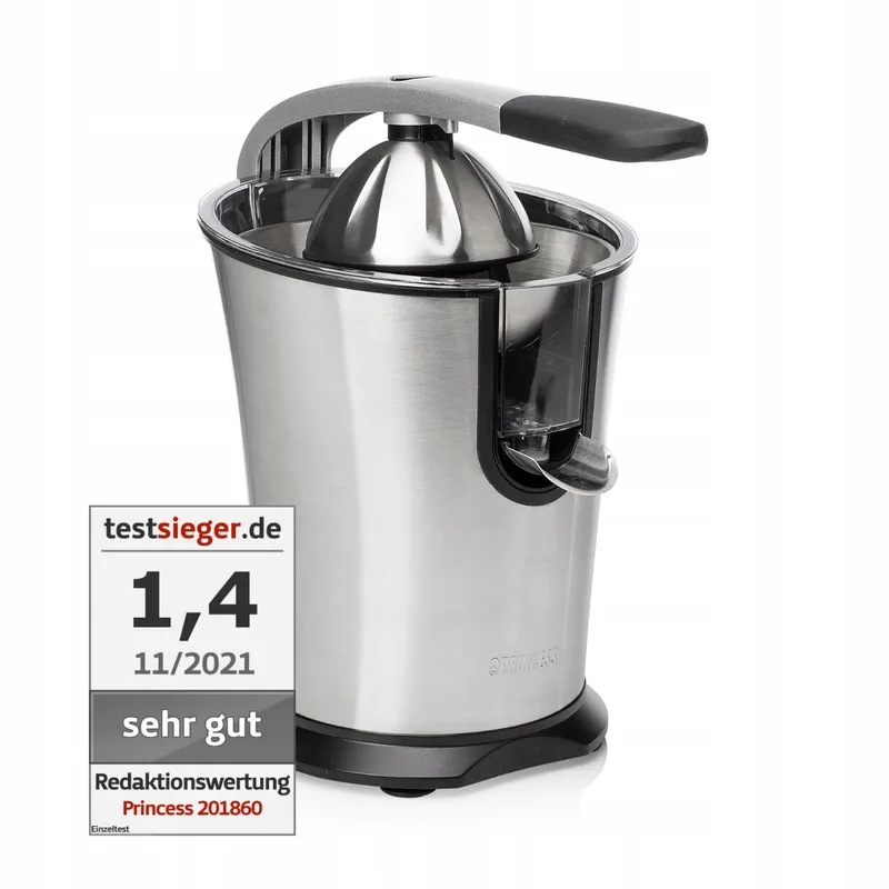 PRINCESS Master Juicer Pro 201860 RVS Perskegel Zilver — foto 1