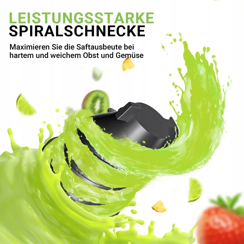 AMZCHEF Slowjuicer 126mm 2L Zilver — foto 4