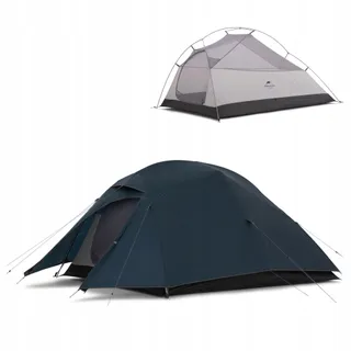 NATUREHIKE Cloud-Up 3 Ultralicht Tent 3-persoons 20D Blauw — miniatuur 1