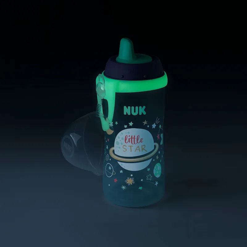 NUK Kiddy Cup Night Drinkbeker 12m+ 300ml BPA-Vrij Blauw — foto 7