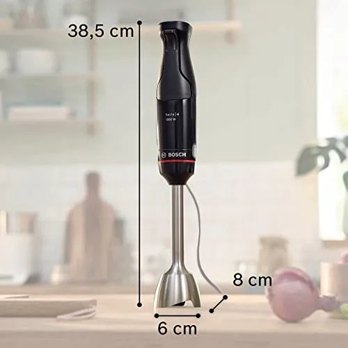 BOSCH ErgoMaster Serie 4 Staafmixer 1000W Roestvrij Staal Zwart — foto 3