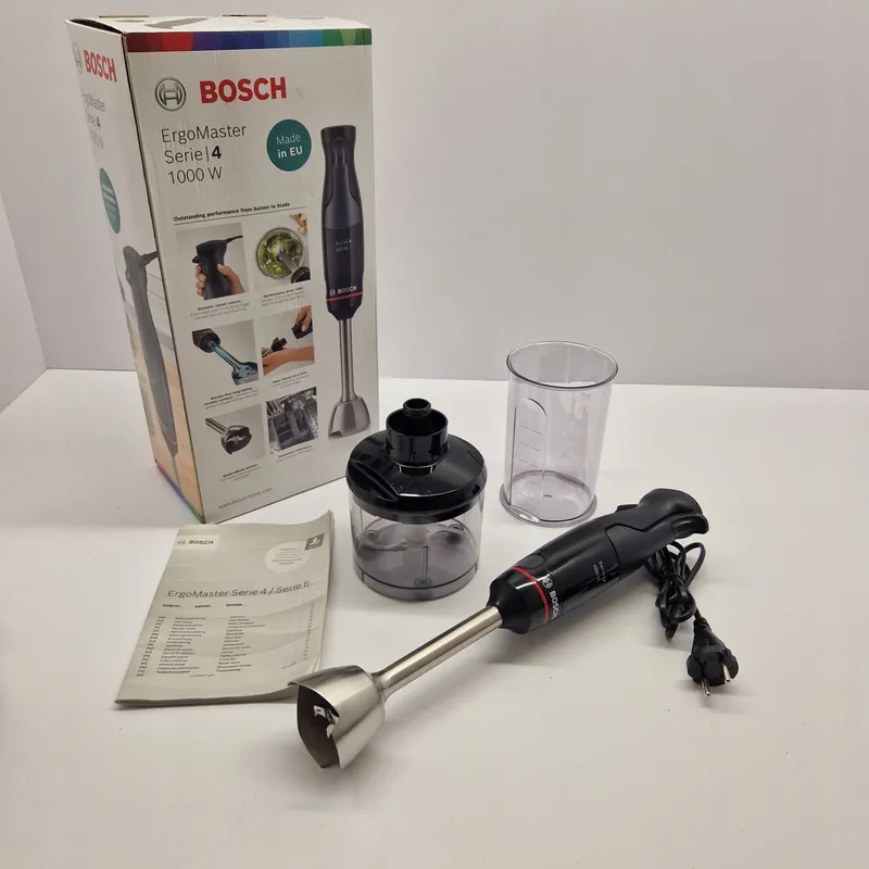 BOSCH ErgoMaster Serie 4 Staafmixer 1000W Roestvrij Staal Zwart — foto 14