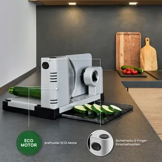 RITTER Icaro 7 Elektrische Allessnijder ECO Motor Zilver — miniatuur 5