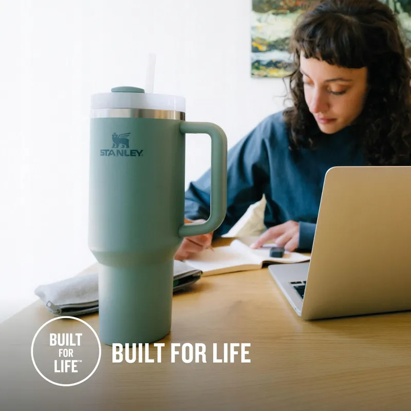 STANLEY Quencher H2.0 Thermosfles Met Rietje 1.2L RVS — foto 7