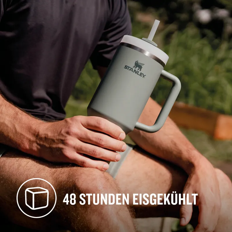 STANLEY Quencher H2.0 Thermosfles Met Rietje 1.2L RVS — foto 4