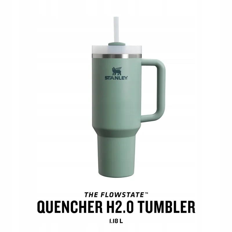 STANLEY Quencher H2.0 Thermosfles Met Rietje 1.2L RVS — foto 3
