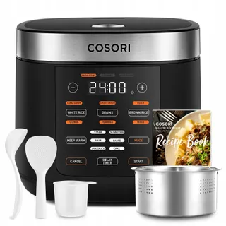 COSORI Multicooker 5L 17 Programma's RVS Inzetstuk Timer Warmhouden
