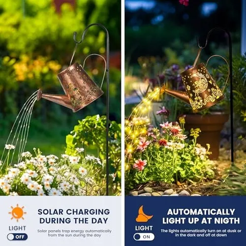 GIGALUMI Solar Gieter Tuinlamp Waterdicht Metaal Decoratie — foto 4