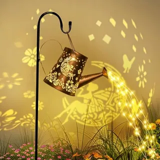 GIGALUMI Solar Gieter Tuinlamp Waterdicht Metaal Decoratie — miniatuur 1