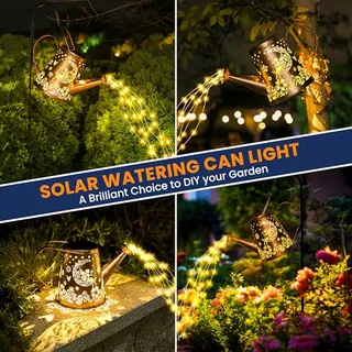 GIGALUMI Solar Gieter Tuinlamp Waterdicht Metaal Decoratie — miniatuur 5