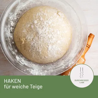 IMETEC Crea&Crema Handmixer 5 Snelheden 500W Wit Groen — miniatuur 4