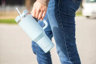 MILU Thermosbeker 1200ml Met Handvat En Rietje RVS 40oz — miniatuur 8