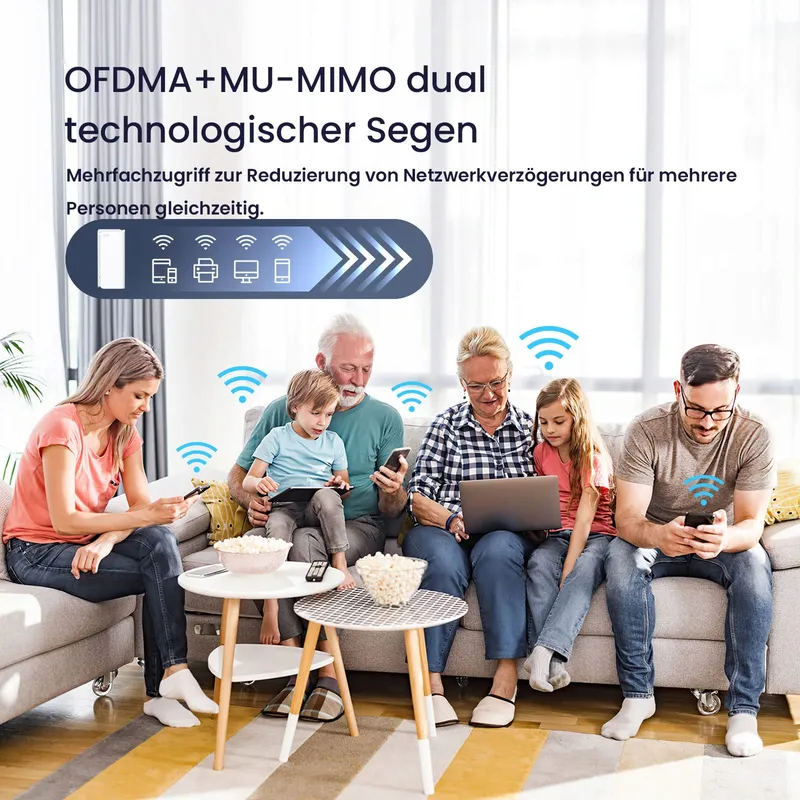 TENDA Nova MX15 Pro Mesh WiFi 6 AX5400 Systeem 4-6 Kamers 3-Pack — foto 7