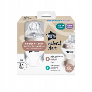TOMMEE TIPPEE Antikoliek Babyflessen 260ml 2 Stuks — miniatuur 1