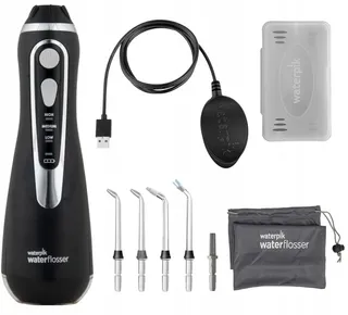 WATERPIK Draadloze Waterflosser 4 Opzetstukken Zwart Versie 2 — miniatuur 14