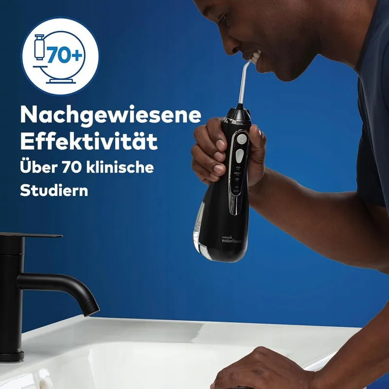 WATERPIK Draadloze Waterflosser 4 Opzetstukken Zwart Versie 2 — foto 3