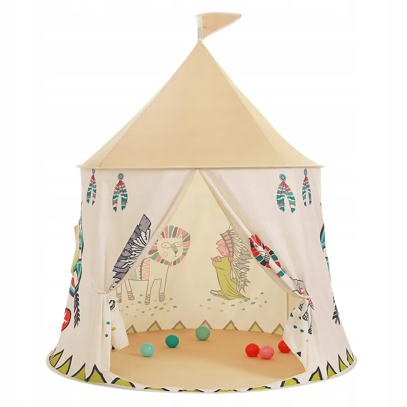 GEIWENLE Tipi Speeltent Voor Kinderen EN71 Binnen En Buiten — foto 1