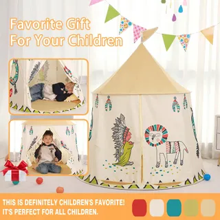GEIWENLE Tipi Speeltent Voor Kinderen EN71 Binnen En Buiten — miniatuur 7