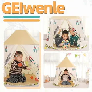 GEIWENLE Tipi Speeltent Voor Kinderen EN71 Binnen En Buiten — miniatuur 8