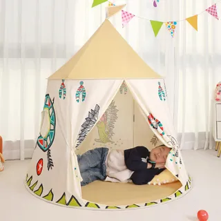 GEIWENLE Tipi Speeltent Voor Kinderen EN71 Binnen En Buiten — miniatuur 9