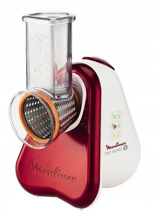 MOULINEX DJ756G Fresh Express Plus Groentesnijder 200W Rood-Wit — miniatuur 10