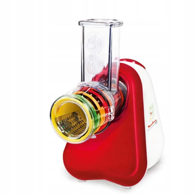 MOULINEX DJ756G Fresh Express Plus Groentesnijder 200W Rood-Wit — foto 1