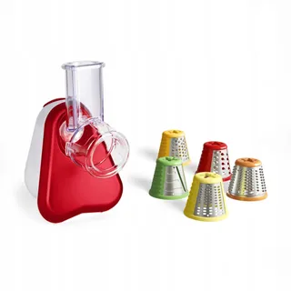 MOULINEX DJ756G Fresh Express Plus Groentesnijder 200W Rood-Wit — miniatuur 2