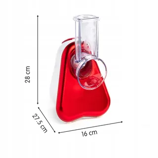 MOULINEX DJ756G Fresh Express Plus Groentesnijder 200W Rood-Wit — miniatuur 7