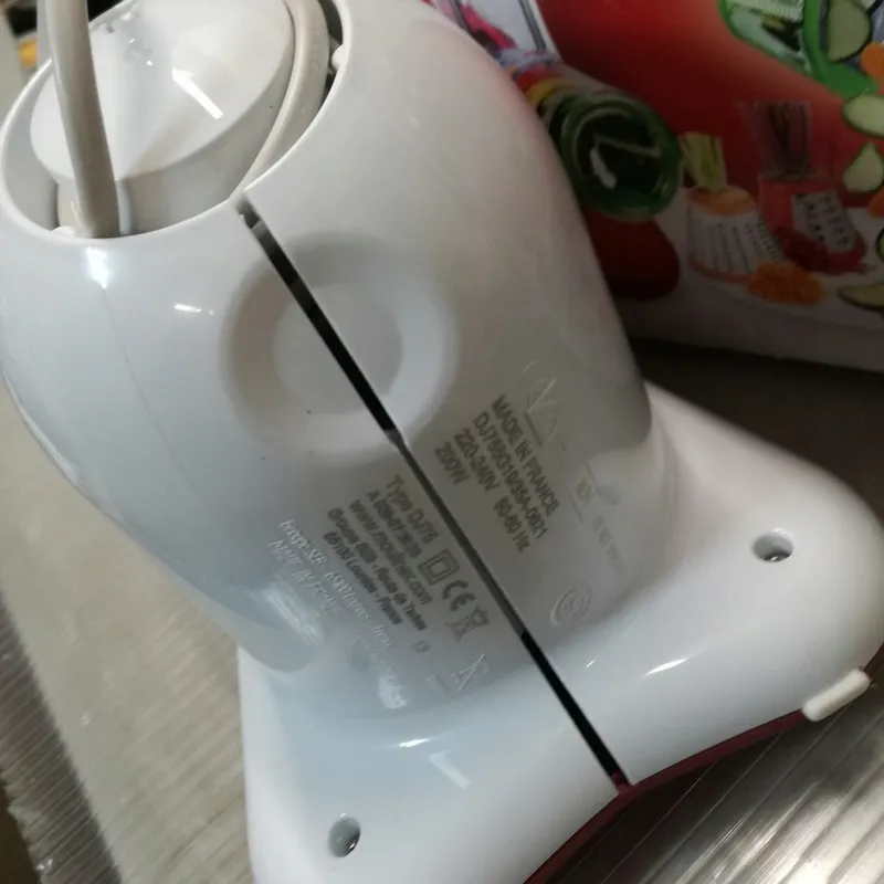 MOULINEX DJ756G Fresh Express Plus Groentesnijder 200W Rood-Wit — foto 13