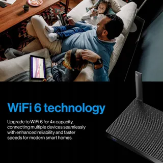 LINKSYS Micro Router Pro 6 Mesh WiFi 6 AX5400 35+ Apparaten — miniatuur 8