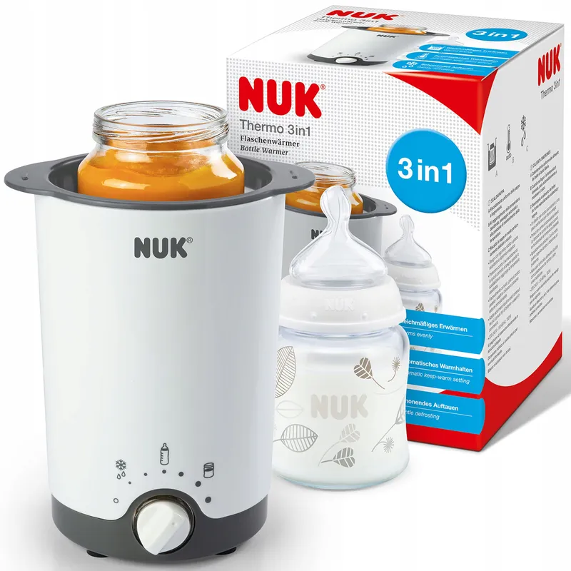 NUK Flessenwarmer 3-in-1 Zacht Verwarmen en Ontdooien — foto 1