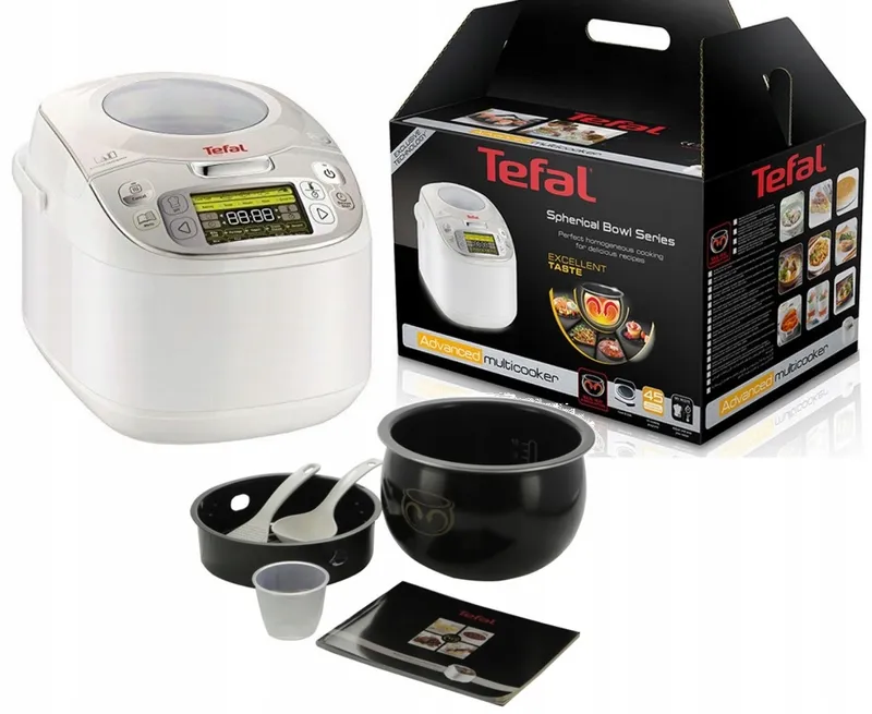 TEFAL RK8121 Multicooker 45-in-1 5L RVS LCD Receptenboek — foto 11