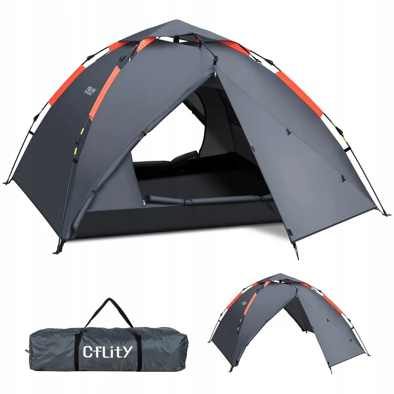 CFLITY Pop Up Tent 3 Personen Waterdicht 4 Seizoenen — foto 1