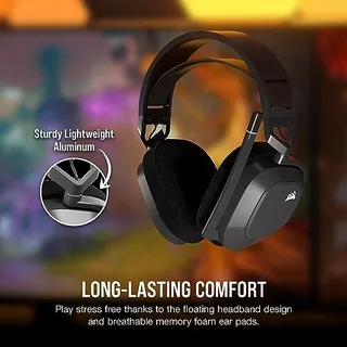 CORSAIR HS80 MAX Wireless Gaming Headset Bluetooth Dolby Atmos — miniatuur 4