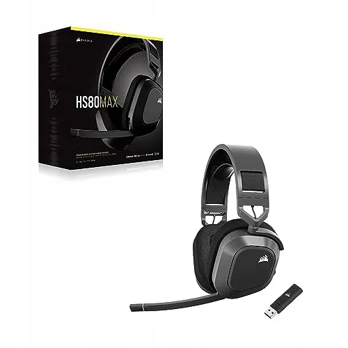 CORSAIR HS80 MAX Wireless Gaming Headset Bluetooth Dolby Atmos — foto 9