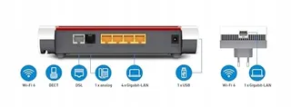 AVM FRITZ Mesh Set Router WiFi 6 1800Mbit/s Repeater 2400Mbit/s — miniatuur 2