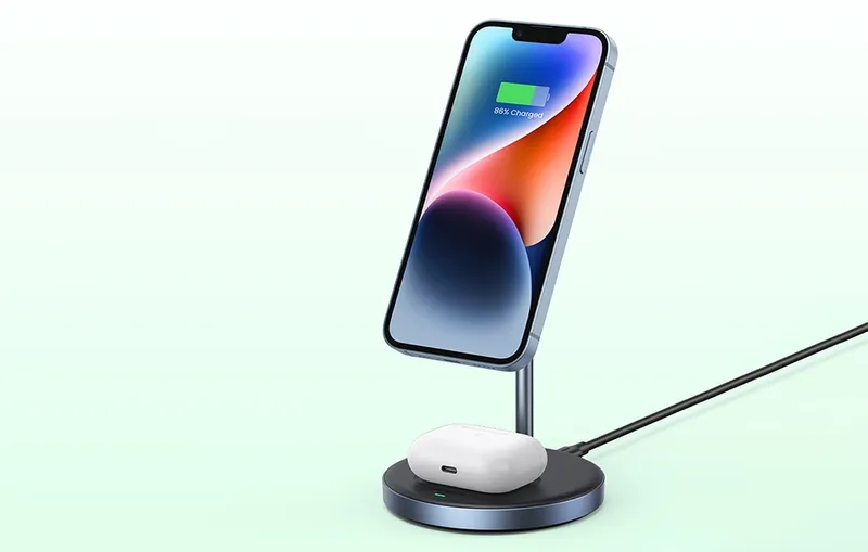 UGREEN MagFlow Oplaadstation iPhone MagSafe AirPods Draadloos — foto 12