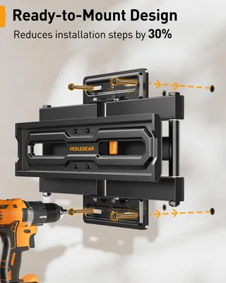PERLEGEAR TV Beugel 23-65 Inch 45kg Verstelbaar VESA 400x400mm — miniatuur 7