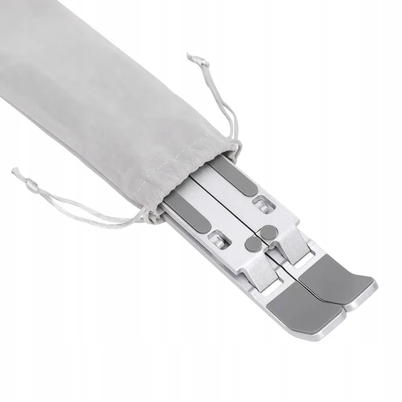 AMAZON BASICS Draagbare Laptopstandaard 6 Standen 10-15,6 Inch Zilver — foto 2